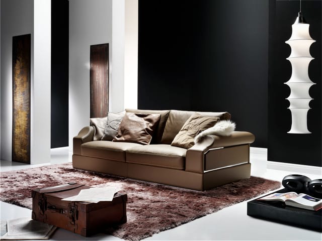 3-местный кожаный диван Former In Italia ARCH-00068020