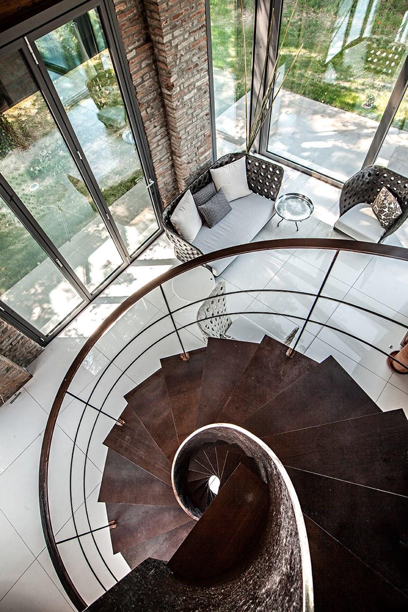 Officine Sandrini Металлическая винтовая лестница sun-id-1447826 - Вид №5