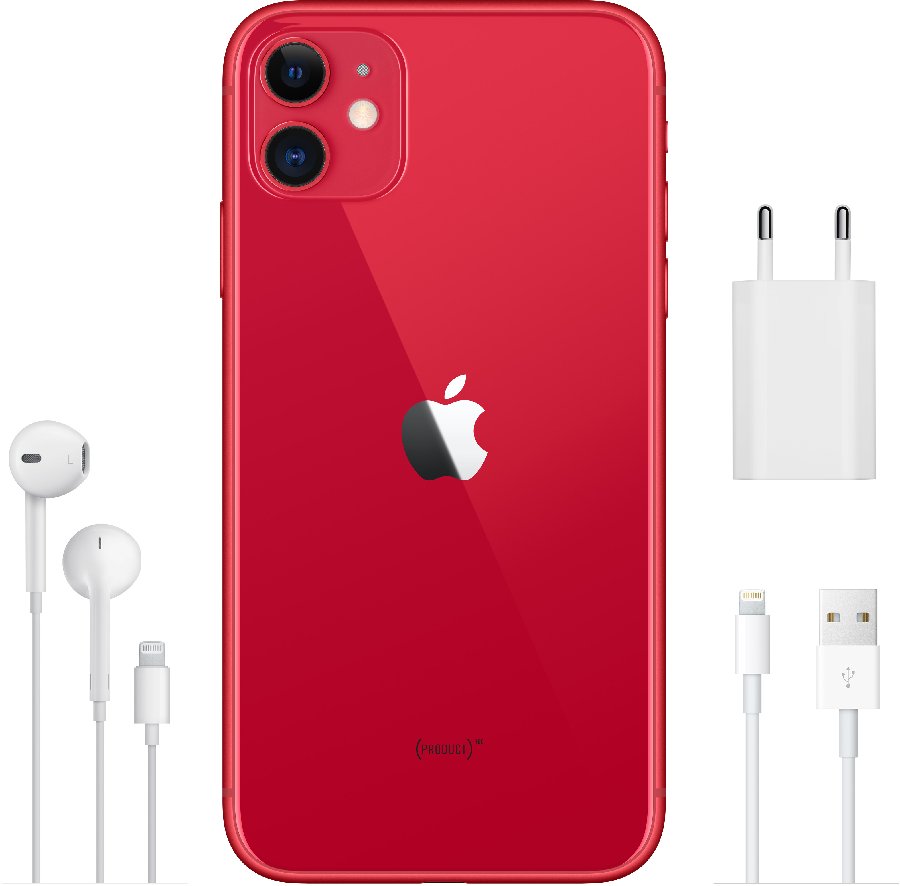 MWLV2RU/A Iphone 11 64gb (product) red Apple Santreyd  - Вид №5