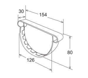 Головка желоба 125