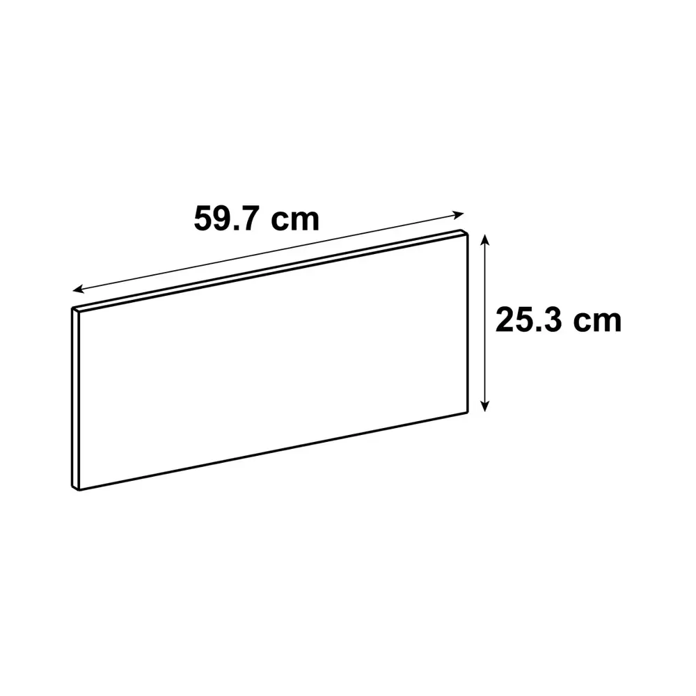 Фасад для кухонного ящика Петергоф грей 59.7x25.3 см Delinia ID МДФ цвет графит STLM-2137595 - Вид №12