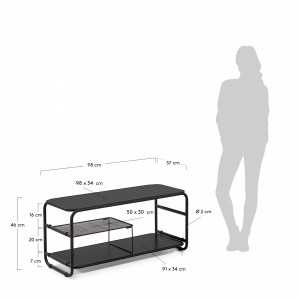 069049 Тумба под телевизор Academy 98 x 46 см La Forma Arisha