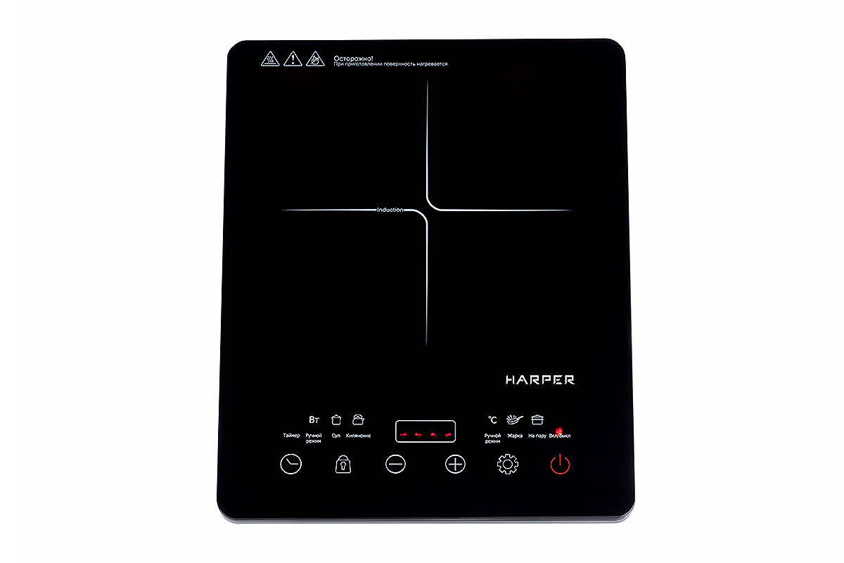 5351529 Плита компактная электрическая HARPER HIC-101 черный STDN-0100879