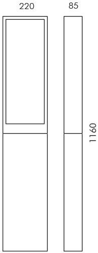 SIMES Светодиодный алюминиевый столбик в современном стиле Cool square sun-id-1460264 - Вид №7