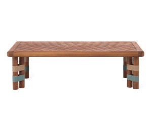 Прямоугольный садовый стол из тикового дерева