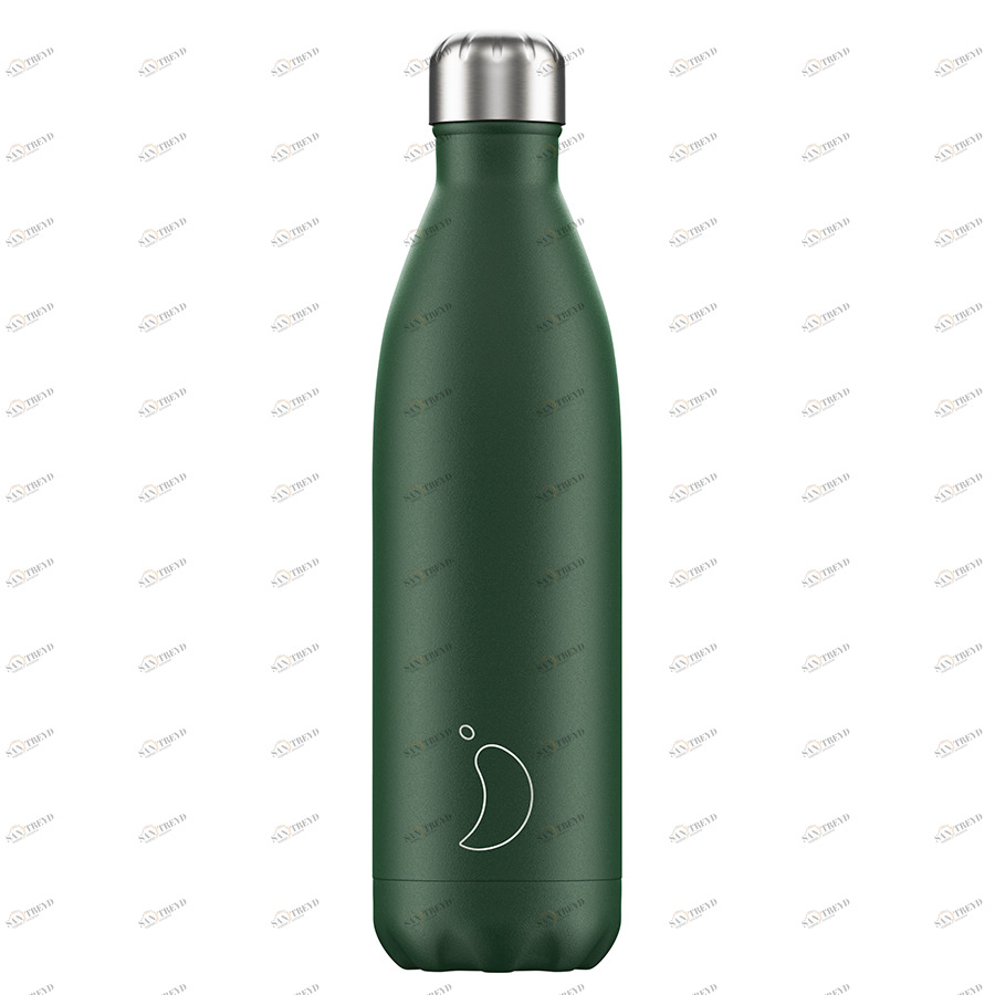 Термос 750 мл зеленый Matte Green CHILLY'S BOTTLES ДИЗАЙНЕРСКИЕ 00-3947998 Зеленый 
