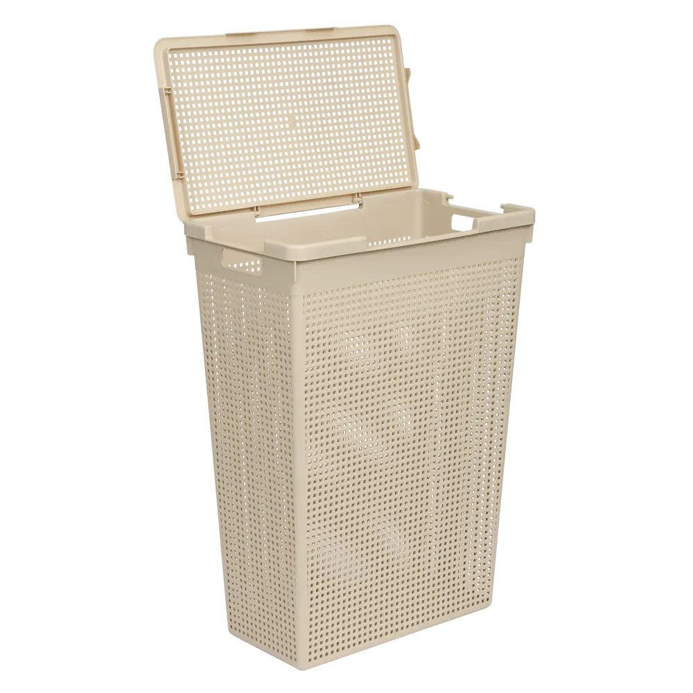 Корзина для белья Виолет Лофт цвет бежевый STLM-2132891 - Вид №1