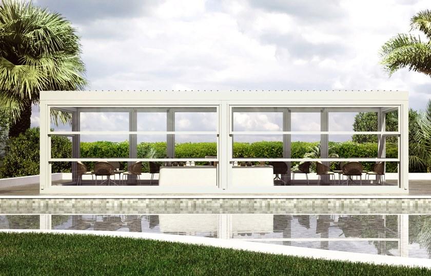 DIRELLO Моторизованное алюминиевое раздвижное окно sun-id-1470052 - Вид №3