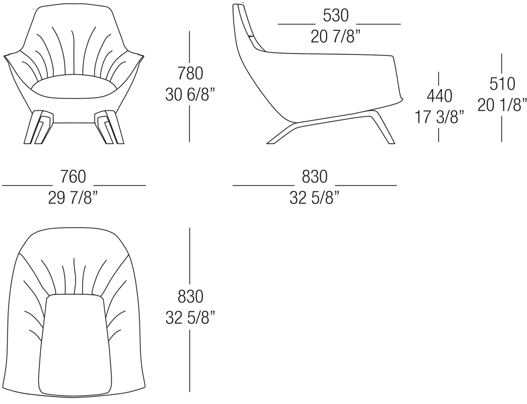 MisuraEmme Мягкое кожаное кресло Atelier sun-id-1375980 - Вид №14