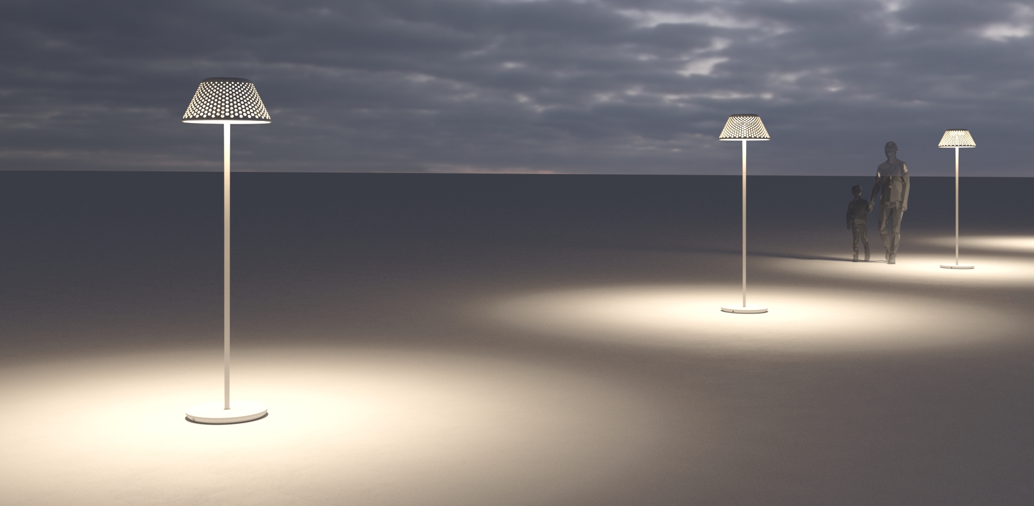 3250866 Мобильный светильник Platek MESH XL Piantana  MESH XL H. 1900 mm - LED 4000K 75°  - Вид №11