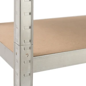 Стеллаж металлический Spaceo 176x90x40 см, 175 кг, цвет серый