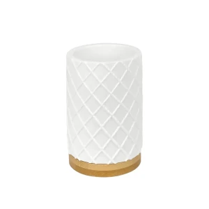 Стакан для зубных щеток LEMER Lille в стиле белое дерево 89384412