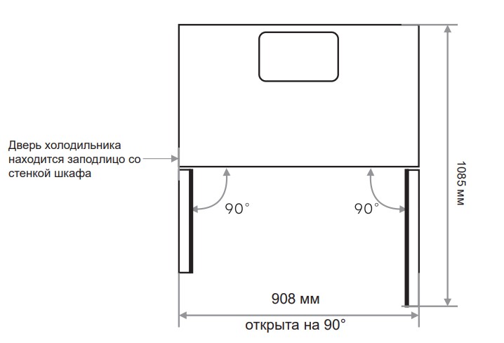 9281297 Холодильник Side by Side   Hisense RS3P538NAIE серебристый STDN-0146204 - Вид №8