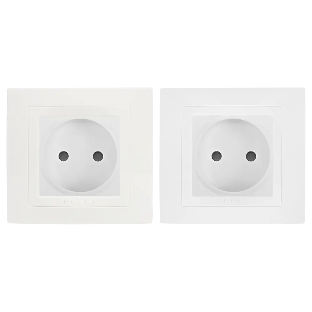 Розетка встраиваемая Systeme Electric Unica без заземления со шторками цвет белый STLM-2004062 - Вид №2