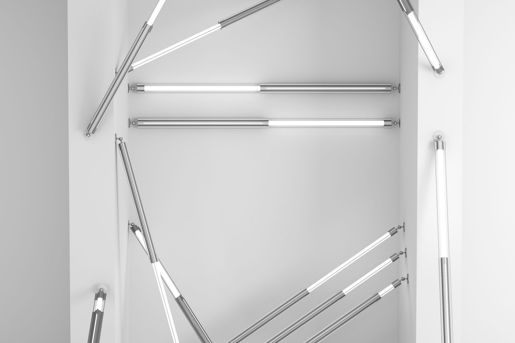 Умный металлический настенный светильник с системой RGB Concepticon X-TENSION ARCH-00099752 - Вид №1