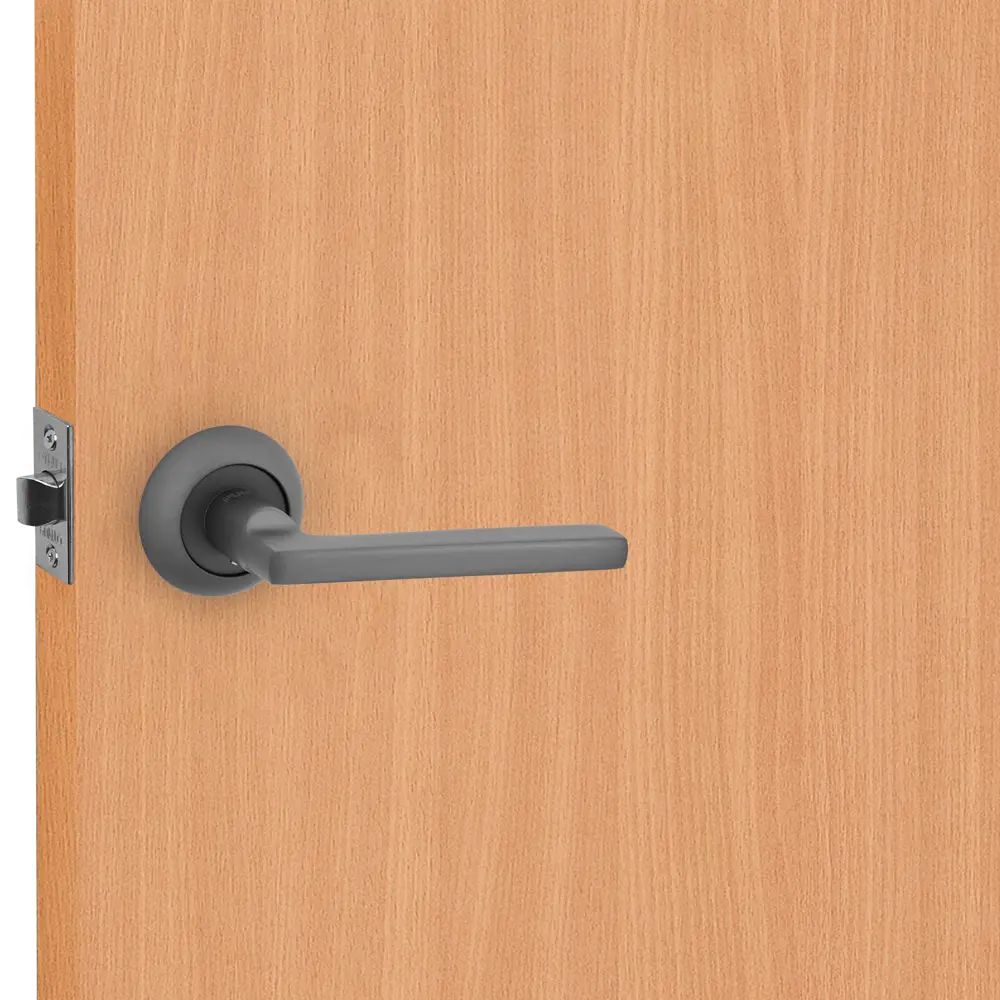 Дверные ручки PUNTO Polo графит для межкомнатных и входных дверей 85203505 STLM-0059863 - Вид №6