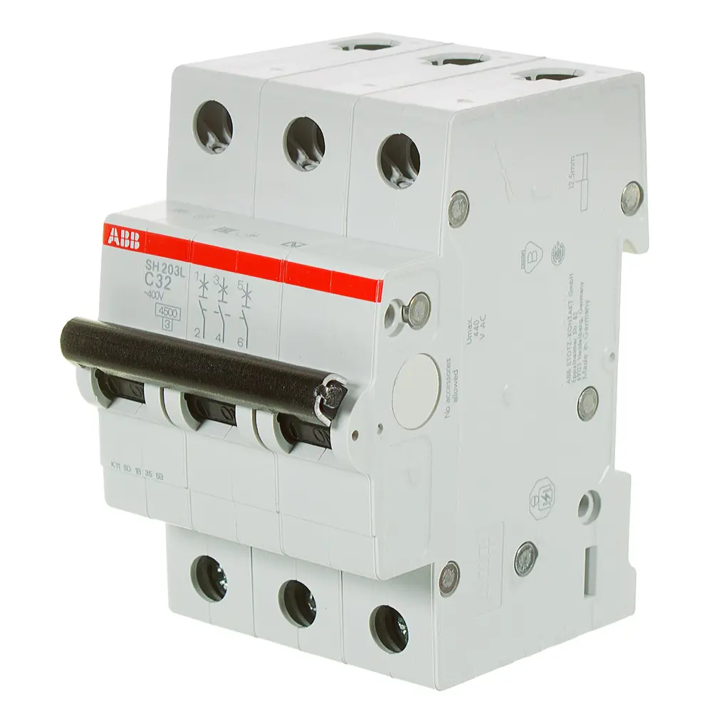 Автоматический выключатель ABB SH203L 3P C32 А 4.5 кА 2CDS243001R0324 STLM-2172460