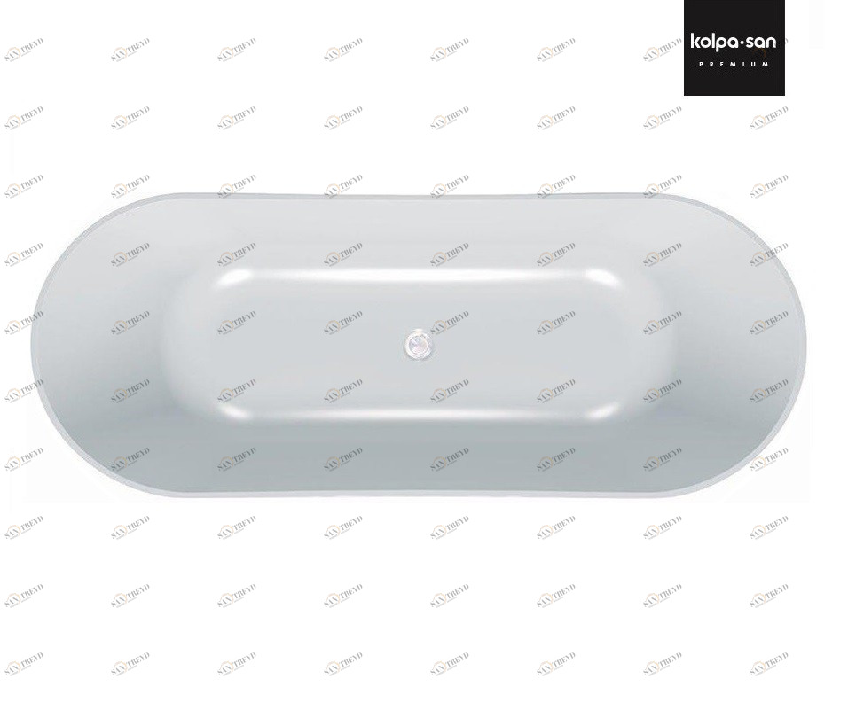 Ванна из искусственного камня Kerrock Atys 00852 хромотерапия Словения Kolpa-San 