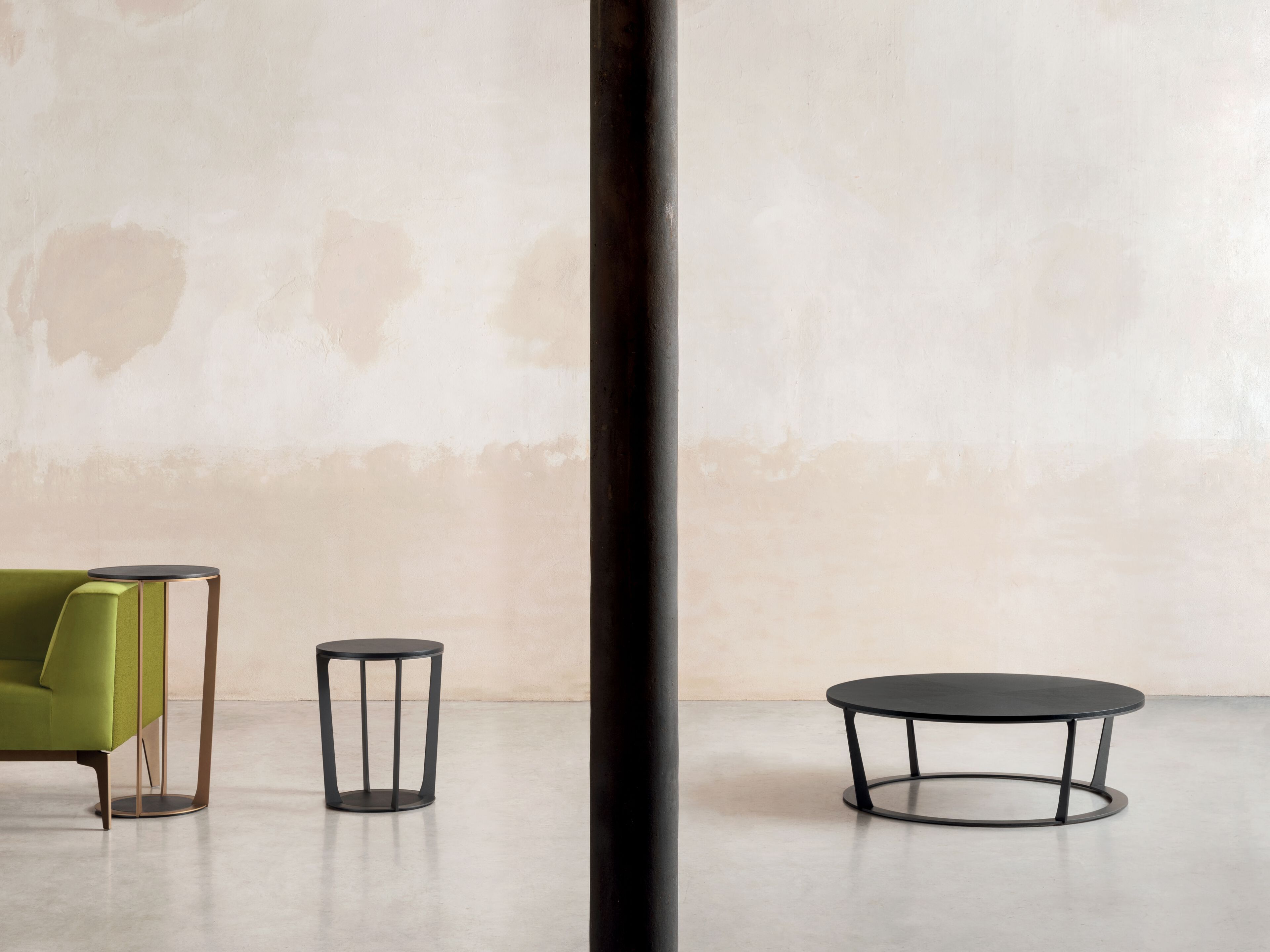 Круглый журнальный столик из шпона Riccardo Rivoli VASONE ARCH-00136597 - Вид №3