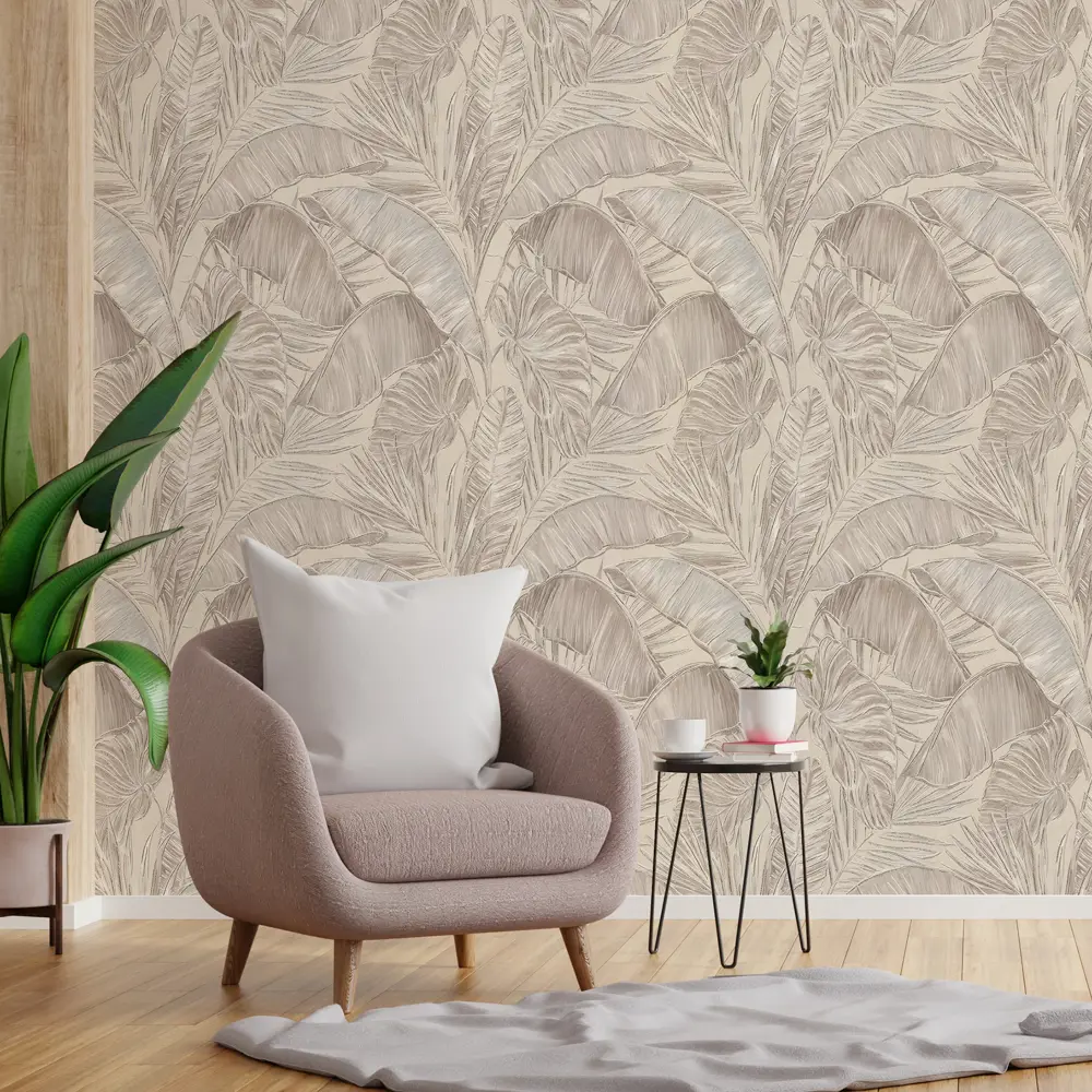 Обои флизелиновые Аспект ру Монтевер бежевые 1.06 м 70389-28АСП Монтеверде STLM-2093715 - Вид №2