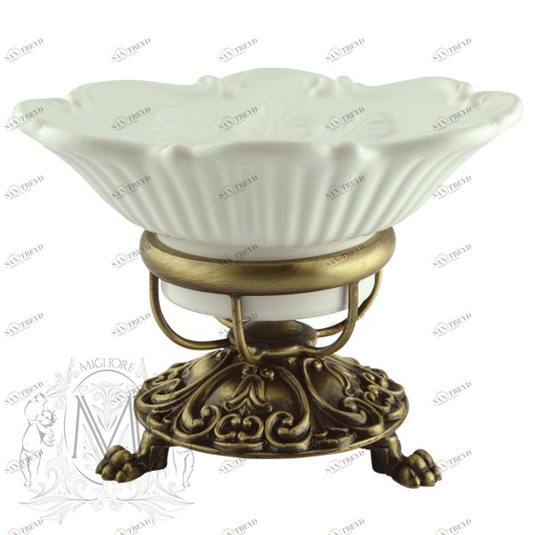 Мыльница MIGLIORE Elizabetta ML.ELB-60.111.BR - бронза 