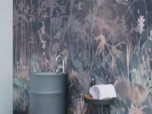 Тропические обои ПВХ бесплатно, экологически чистые, моющиеся