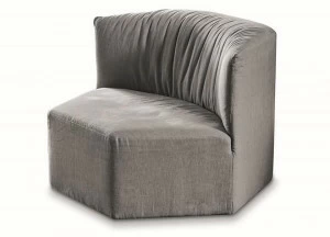 ZANETTE Кресло из модульной ткани с обивкой Maui