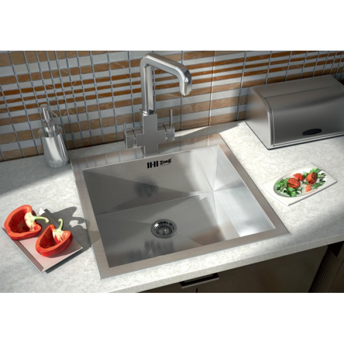 Zorg X-5151 Мойка кухонная прямоугольная Zorg  - Вид №3