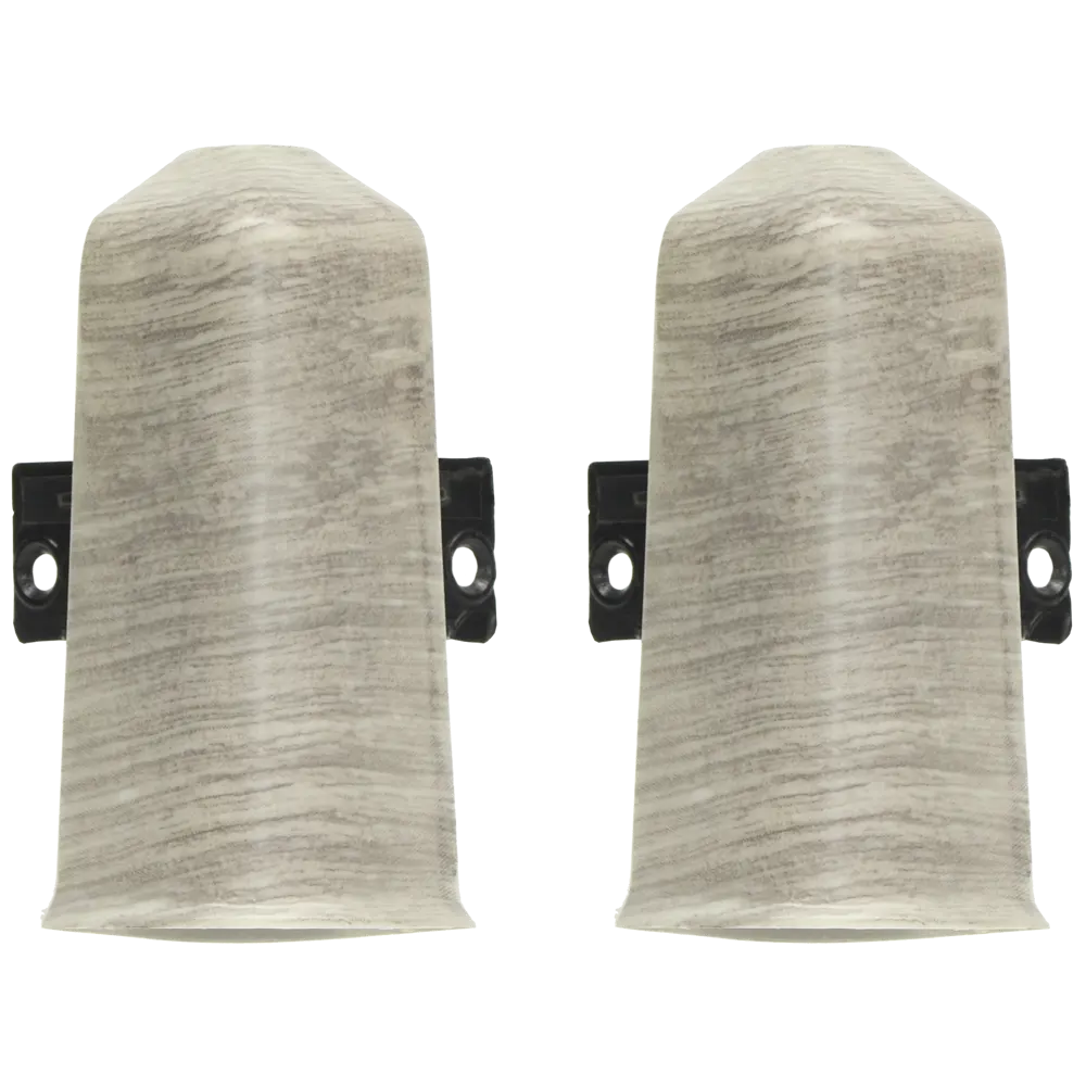 83411559 Угол для плинтуса наружный Дуб Турне 80 мм 2 шт. STLM-0892394 Santreyd 