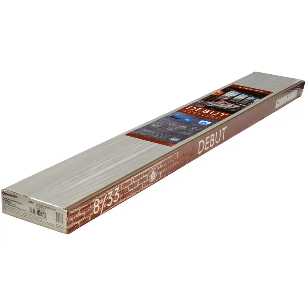 Ламинат Debut Белония 33 класс толщина 8 мм 2.109 м² SWISS KRONO STLM-2089037 - Вид №8