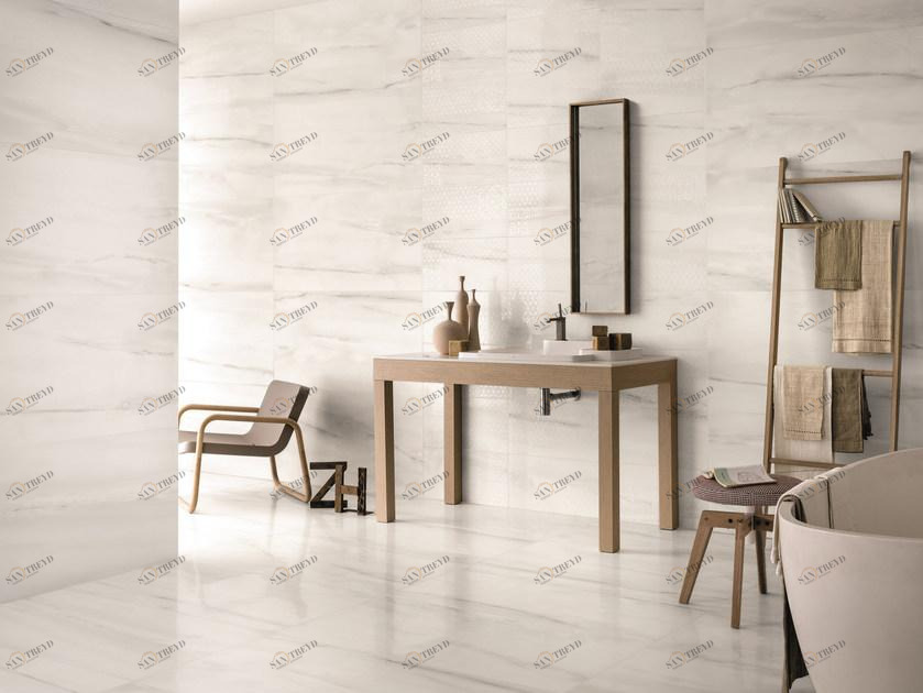 Provenza Настенная / напольная плитка из керамогранита с эффектом мрамора Bianco d'italia sun-id-1380239