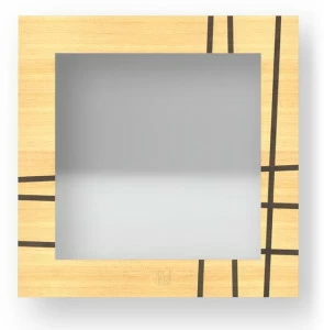 LIGNIS® Квадратное настенное зеркало в раме Dolcevita lines 12.032