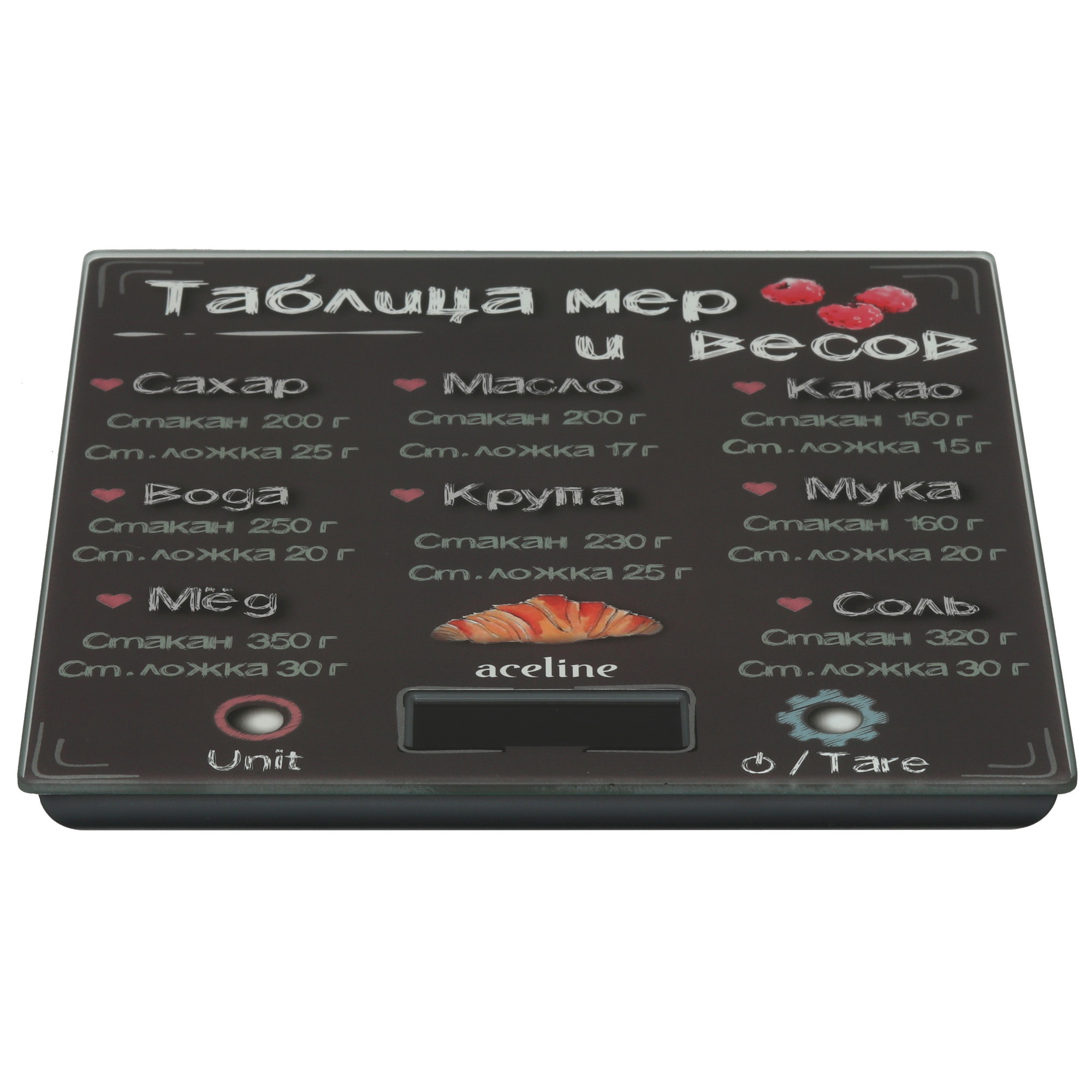 9100287 Кухонные весы Aceline GM-20B черный STDN-0111426 - Вид №1