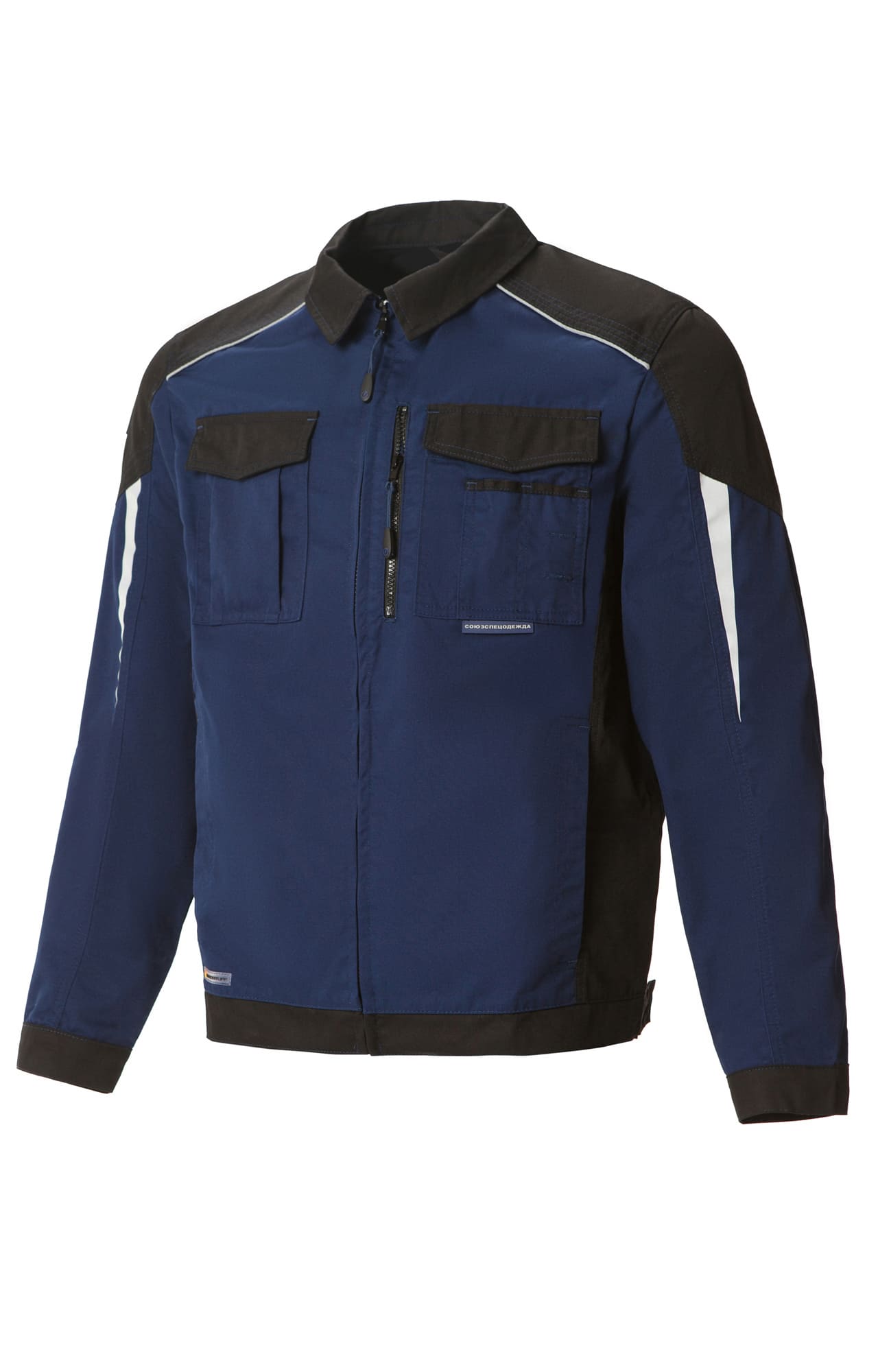 70044 Костюм  NEW темно-синий с черным STATUS  Летняя спецодежда  размер 52-54/170-176  - Вид №1