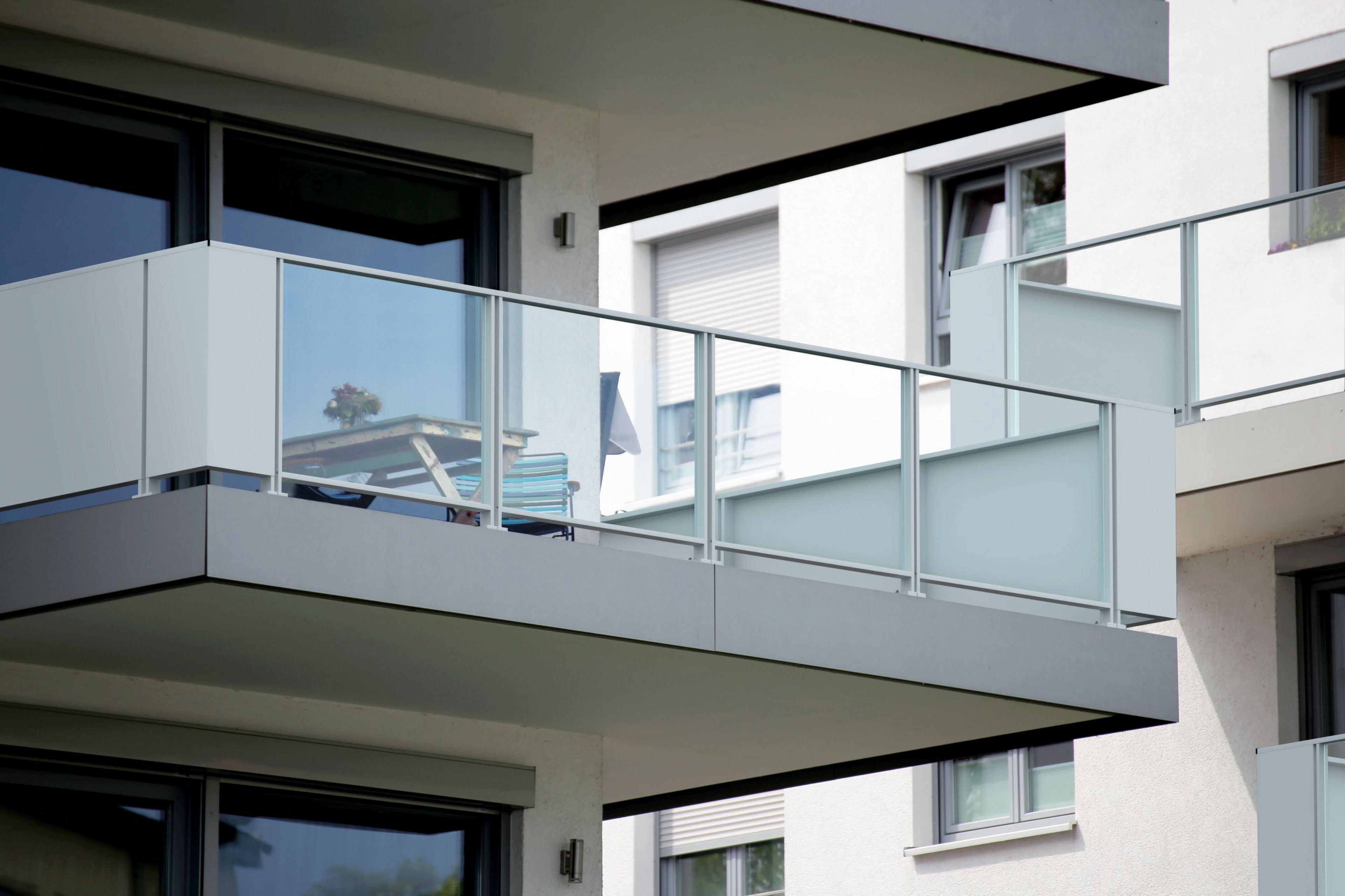 Перила из алюминия и стекла ALUVETRO модульная балюстрада ARCH-00094799 - Вид №2