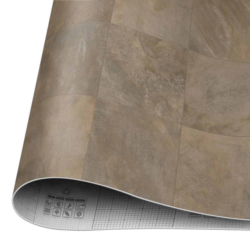 Линолеум полукоммерческий KREAFORTA «Ангара» 33 класс, 3 м, коричневый 89427453 STLM-1578128 - Вид №2