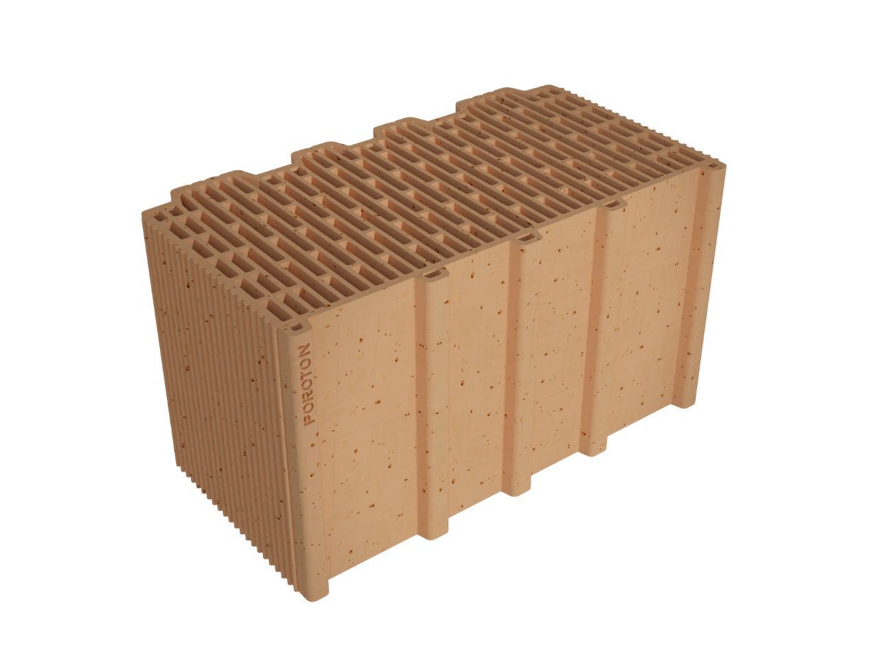 Теплоизоляционный кирпичный блок DI MUZIO LATERIZI стена POROTON® - P600 ARCH-00003992 - Вид №1