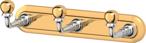 STI 102 Планка с 3-мя крючками 17 cm 3SC STILMAR CHROME/GOLD
