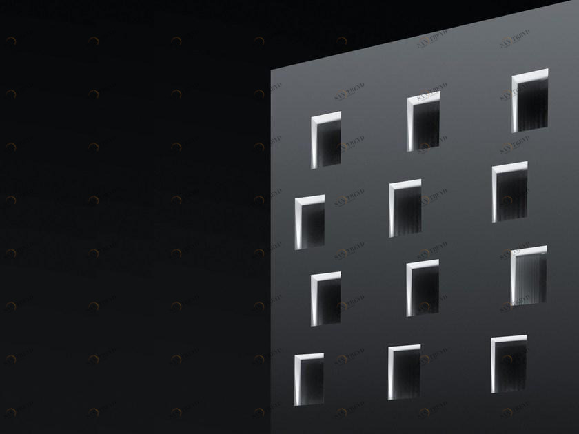 SIMES Алюминиевый светодиодный уличный настенный светильник Shape sun-id-1493525