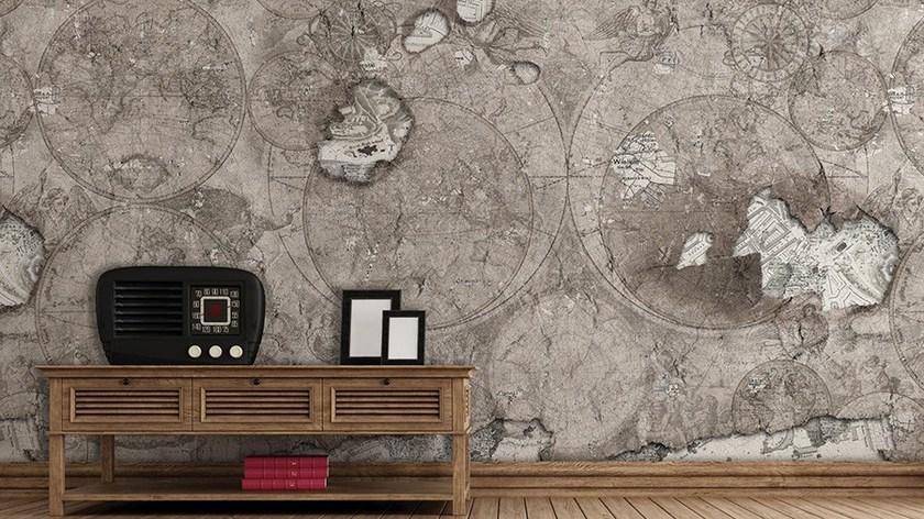 GLAMORA Моющиеся виниловые обои Here & there sun-id-1359686 - Вид №2