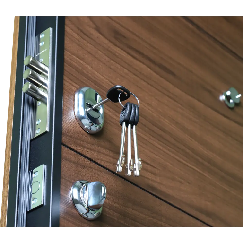 Дверь входная металлическая Модерн, 960 мм, левая, цвет орех BELWOODDOORS STLM-2166621 - Вид №1