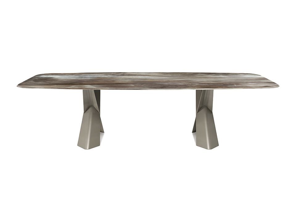 Стальной и хрустальный бочковый стол Cattelan italia MAD MAX CRYSTALART ARCH-00146157