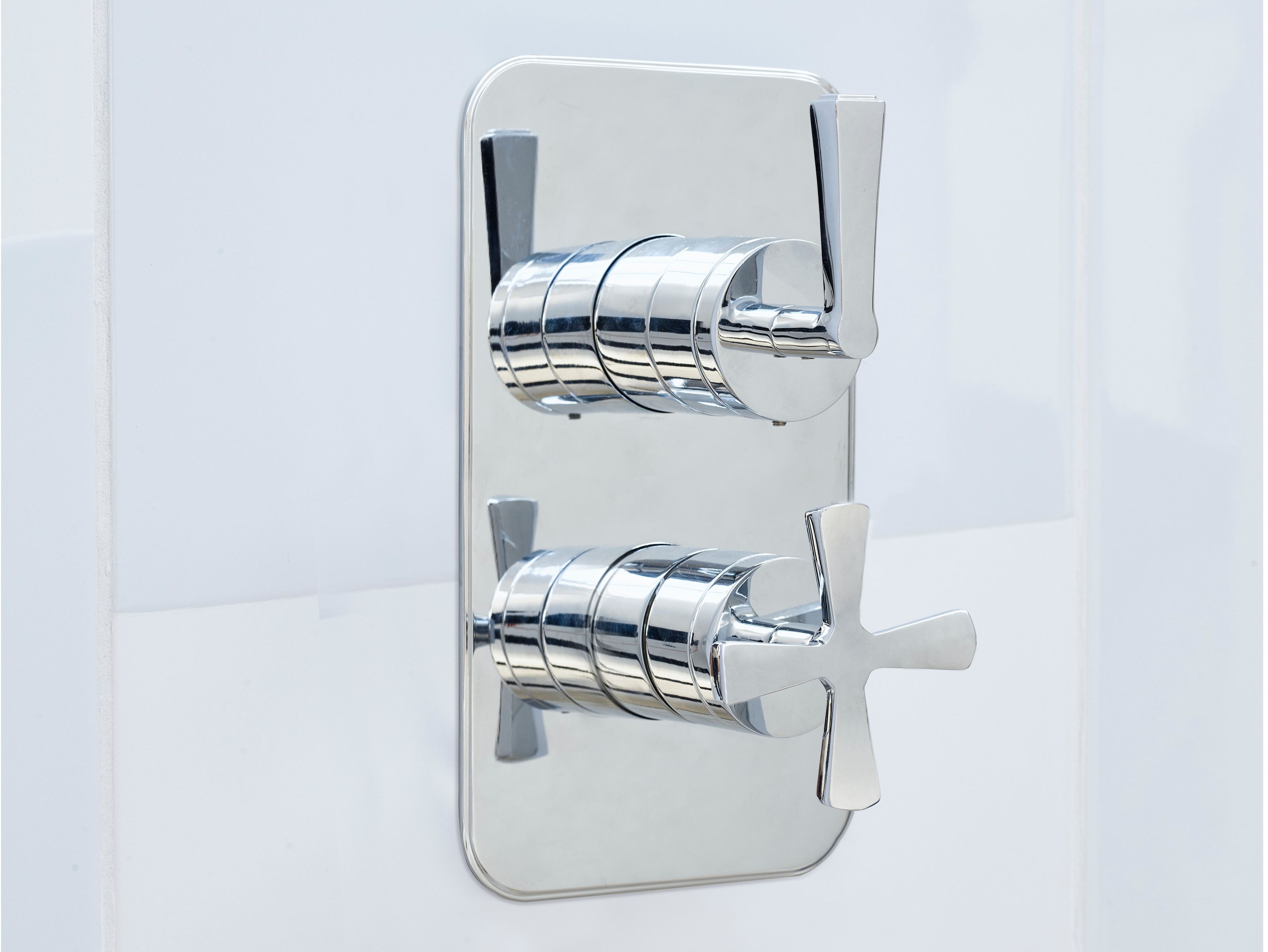 Набор для душа с 2 отверстиями и пластиной Burlington RIVIERA ARCH-00047799