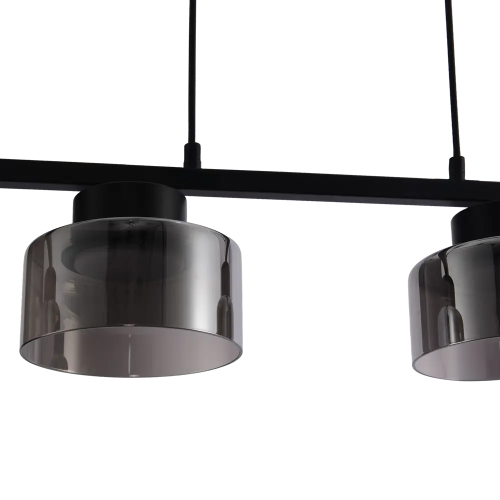 Люстра подвесная Nemico 4 лампы 10 м² цвет черный SCHAFFNER STLM-2161208 - Вид №5