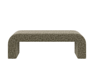 Мягкая скамейка из ткани