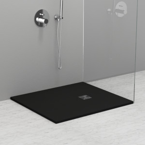 705754 Душевой поддон из минерального литья АНТРАЦИТ в комплекте с сифоном, Kerasan DOCCIA Италия
