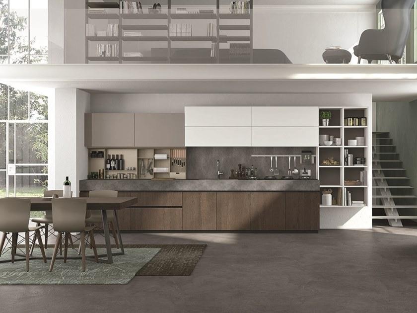 Cucine Lube Кухня с бетонной отделкой дверей sun-id-1376549 - Вид №2