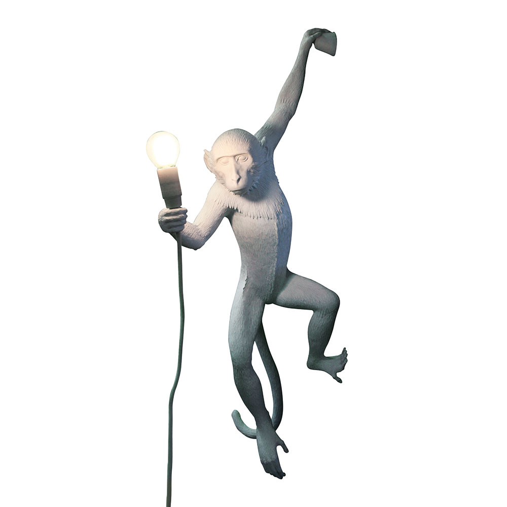 Светильник Monkey Lamp Hanging левосторонний, белый Seletti 14881 - Вид №5