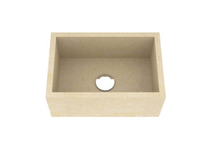 Умывальник с одной столешницей из камня Лечче