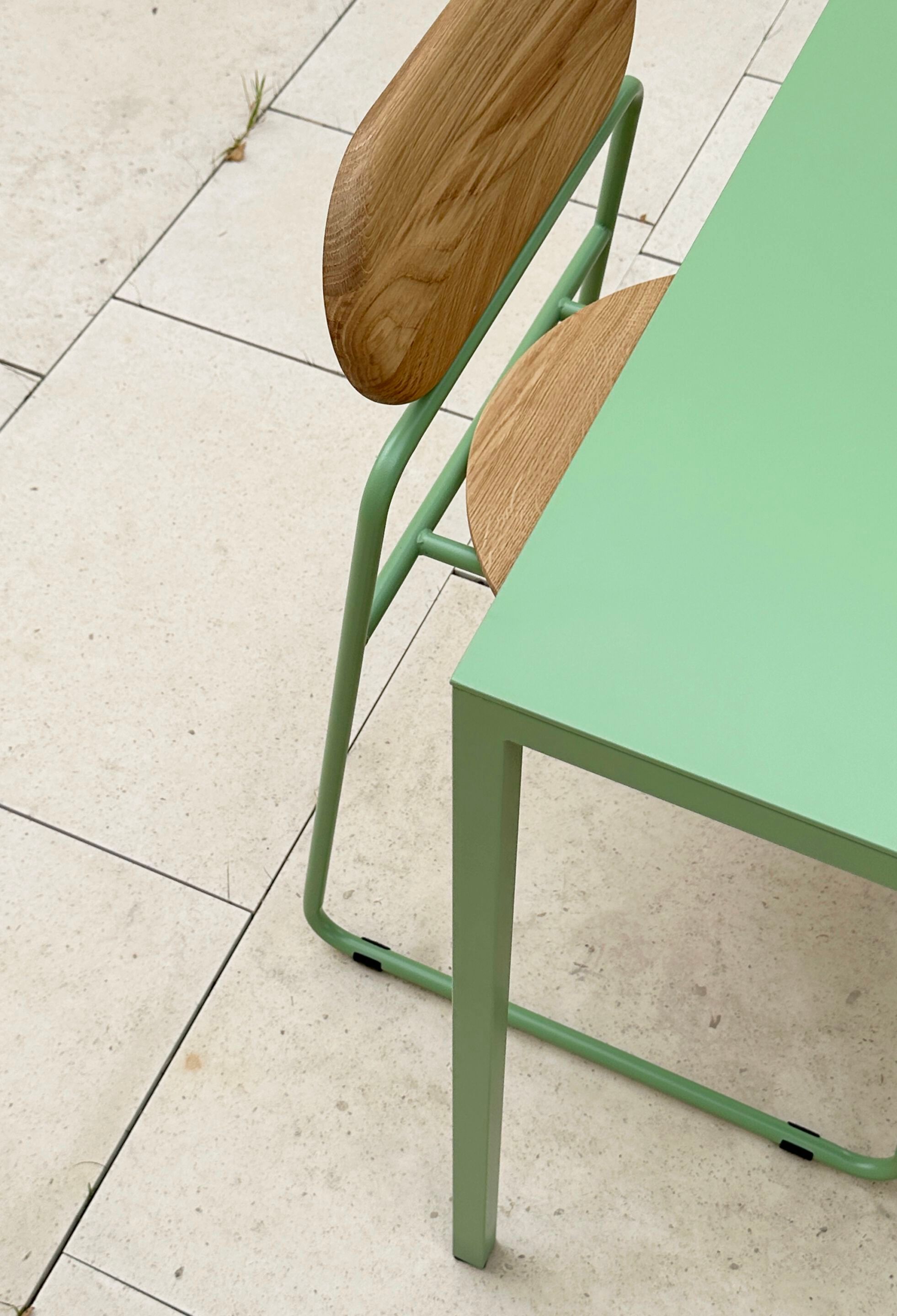 Прямоугольный стол из переработанного алюминия Branca Lisboa CUBA ARCH-00083940 - Вид №6